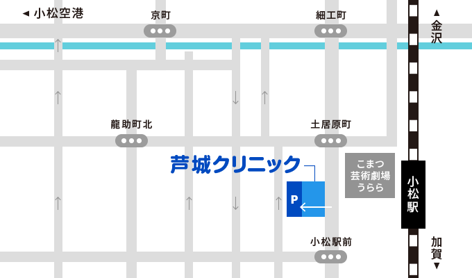 芦城クリニックへのアクセス